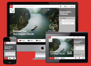 翱翔云端 航空公司概念網(wǎng)頁(yè)界面設(shè)計(jì)與開(kāi)發(fā)