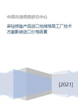 麻氈棕墊進口市場格局、技術方案與價格影響因素分析